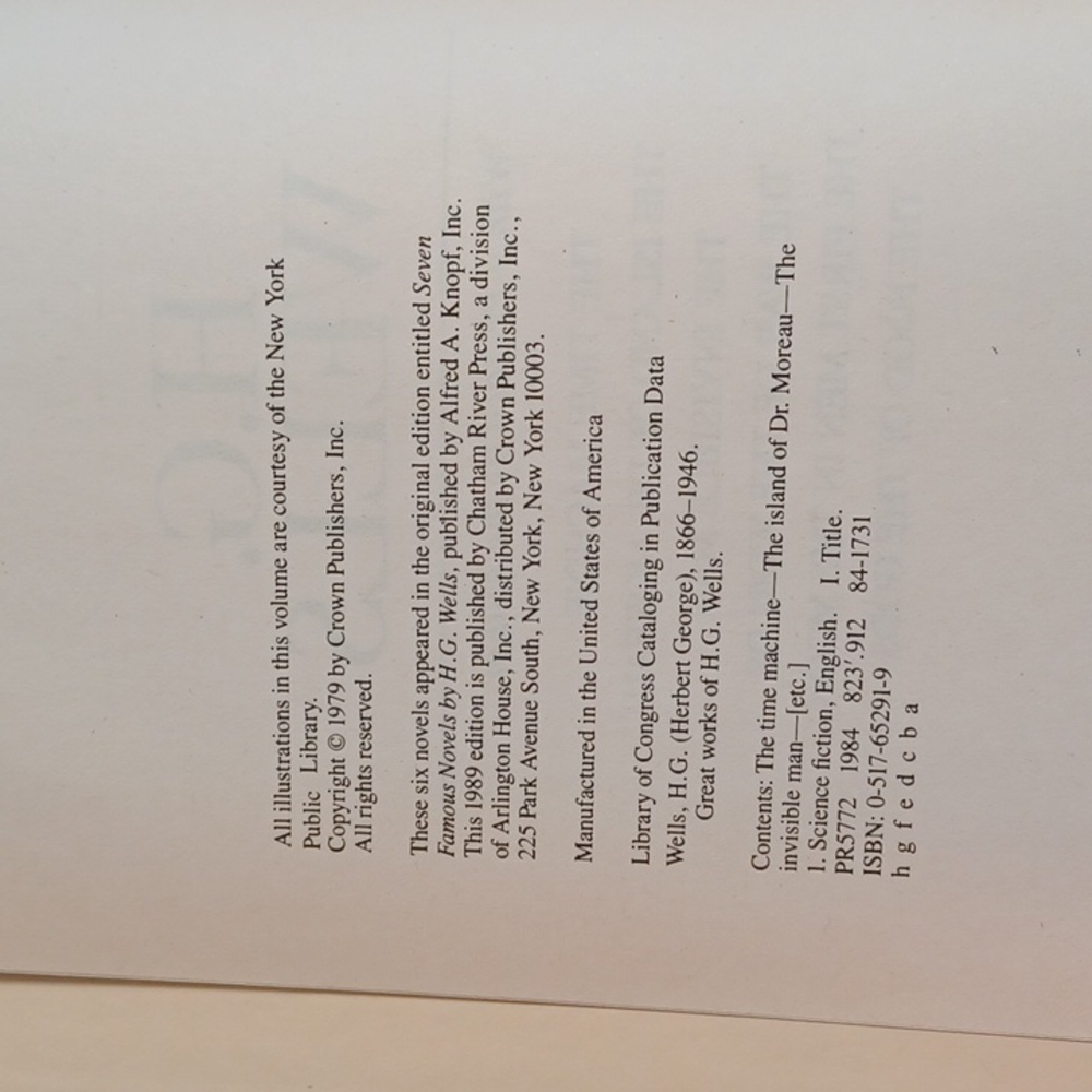 H.G Wells Collection - Picture 2 of 4